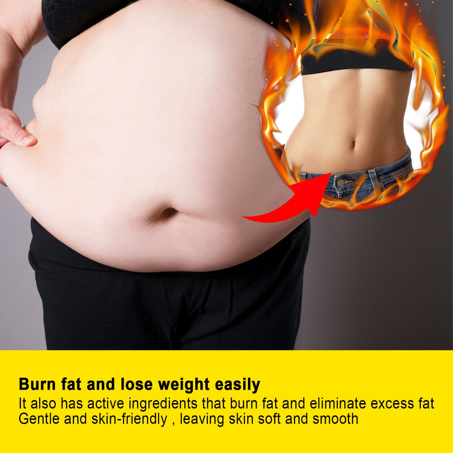 Firming And Slimming Essential Oil, Shows The Curves Of The Body, Firming Shaping And Slimming Body Essential Oil