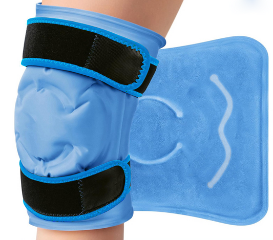 Gel Knee Pad with Ice Pack, Long-lasting Cold and Hot Therapy for Sports Protection