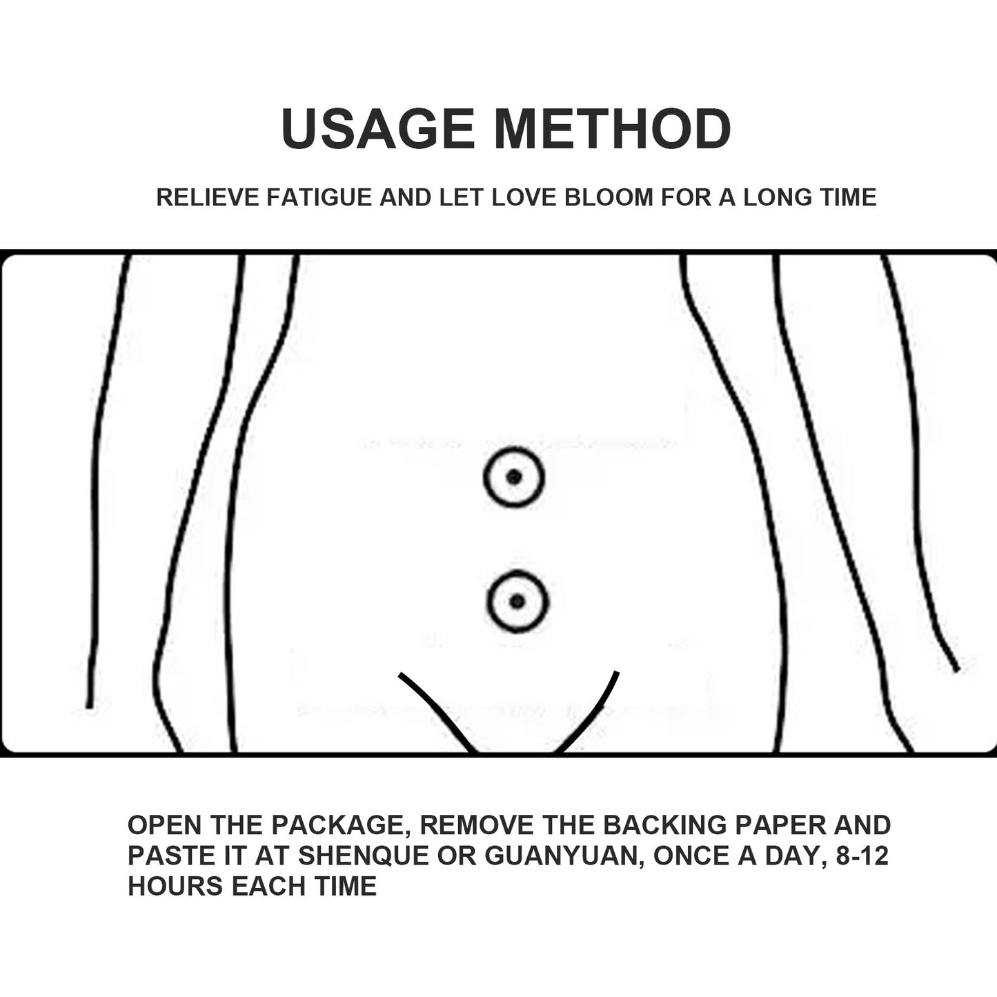 Strong Kidney Care Patch, Men's Body Toning Care Belly Button Patch Enhances Endurance And Stimulates Body Vitality