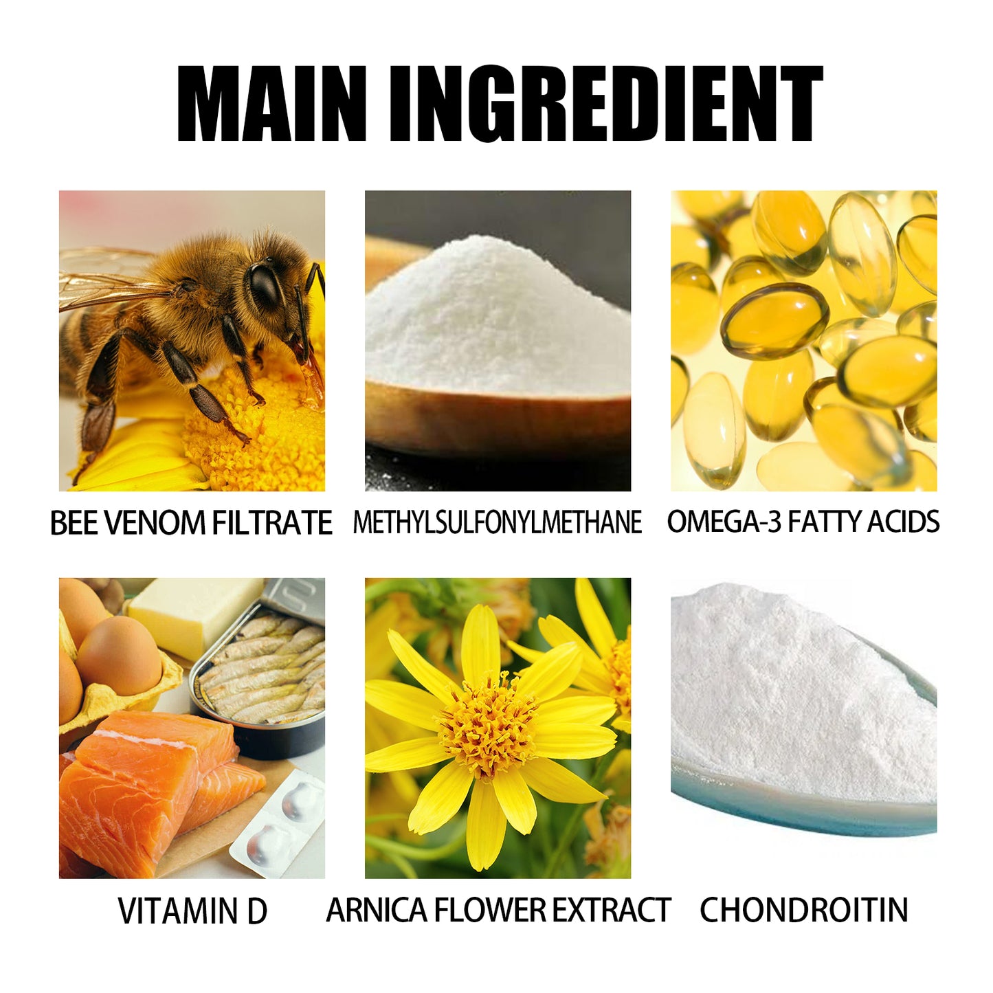 Bee Venom Joint Care Gel, Relieve Joint Shoulder And Neck Soreness Apply Massage Care Gel