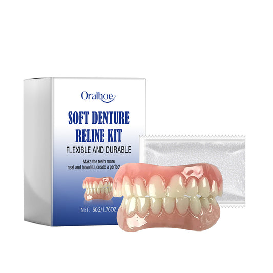 Soft Denture Reline Kit, Denture Set With Interdental Fillings And Braces