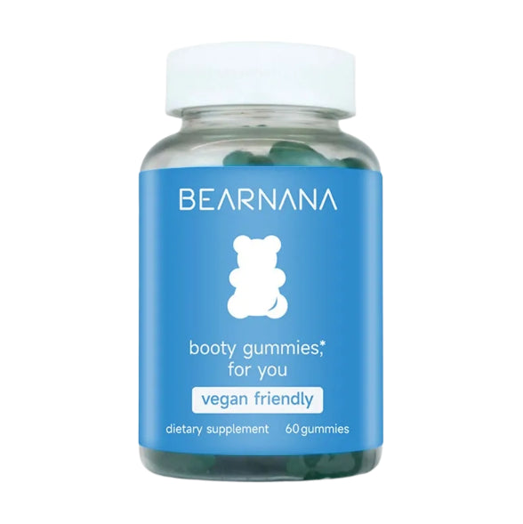 Berry flavored female probiotic gummies bear booty gummies