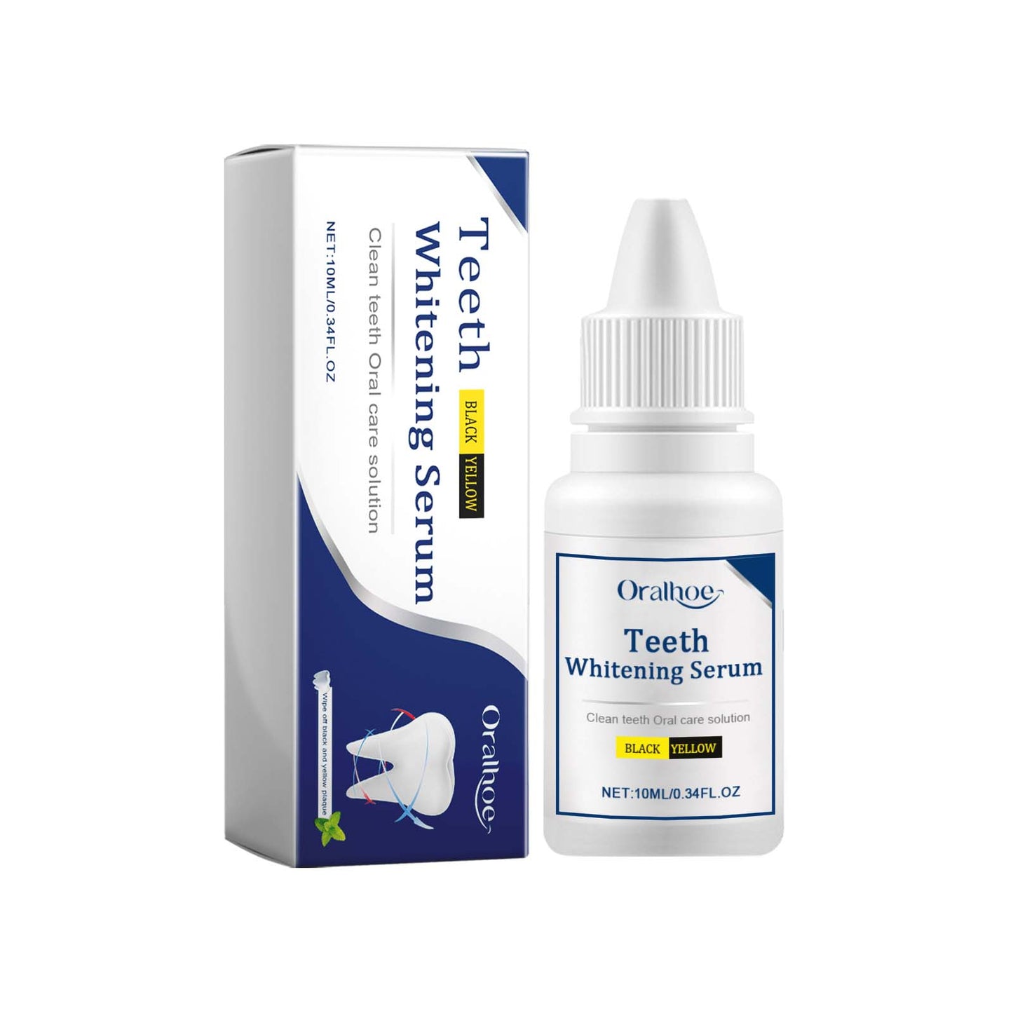 Teeth Whitening Serum, Remove Stains Yellow Dirt Deep Cleaning Whitening Essence