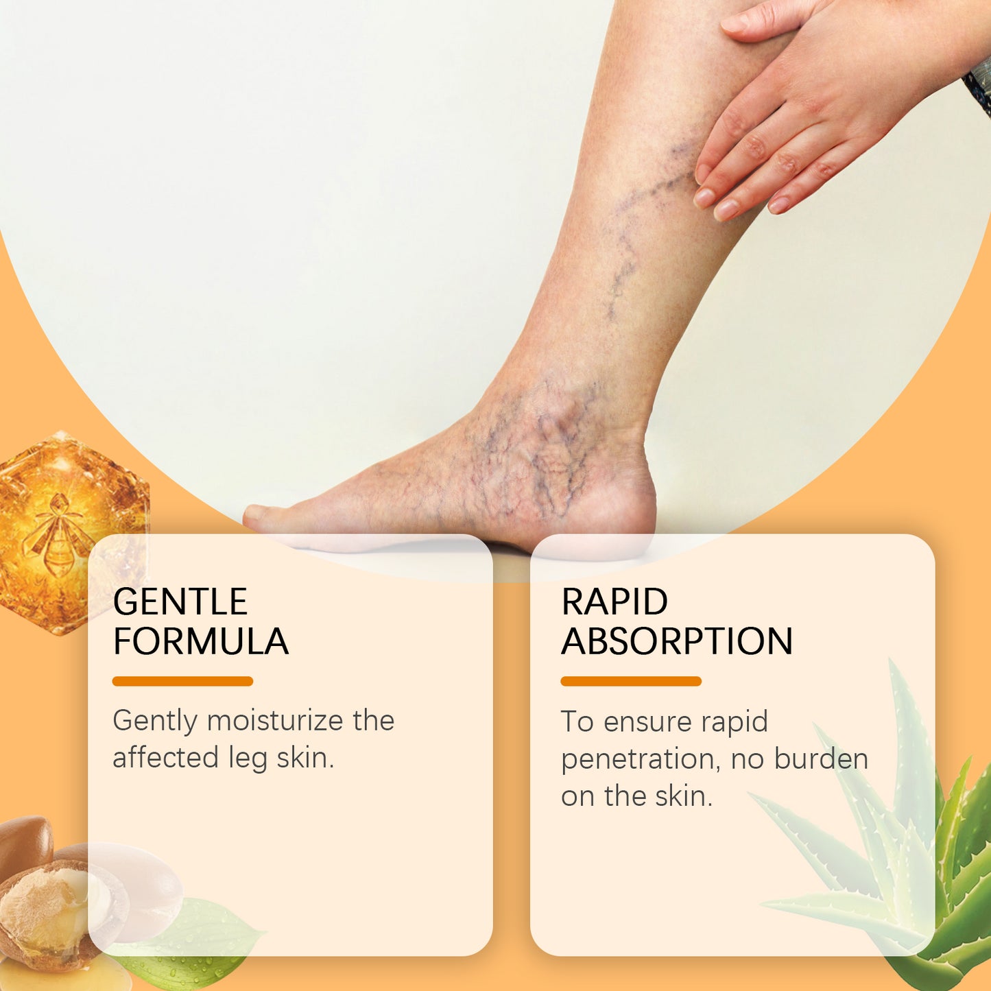 Bee Venom Leg Treatment Spray, Daily Relief Of Leg Curvature Discomfort Leg Treatment Spray