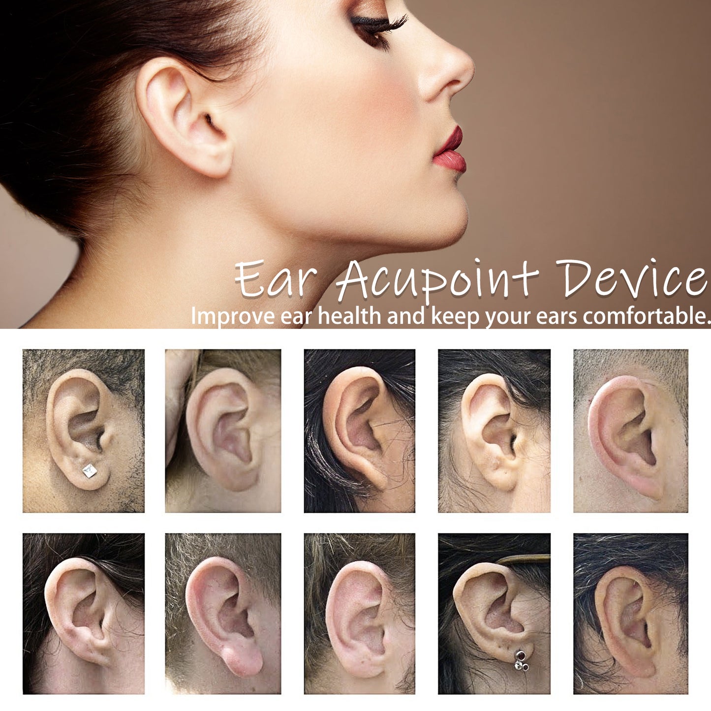 PureHear Ear Acupoint Device, Relieve Ear Discomfort Ear Ringing Ear Back Ear Kang Ear Acupoint Care Massage Plug