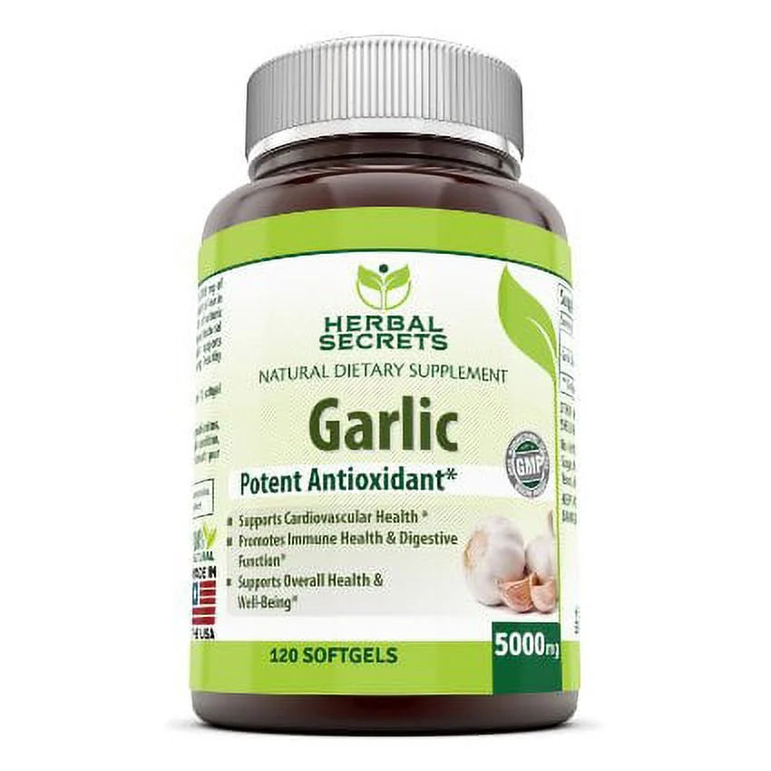 Garlic 5000 Mg per Serving 120 Softgels Supplement