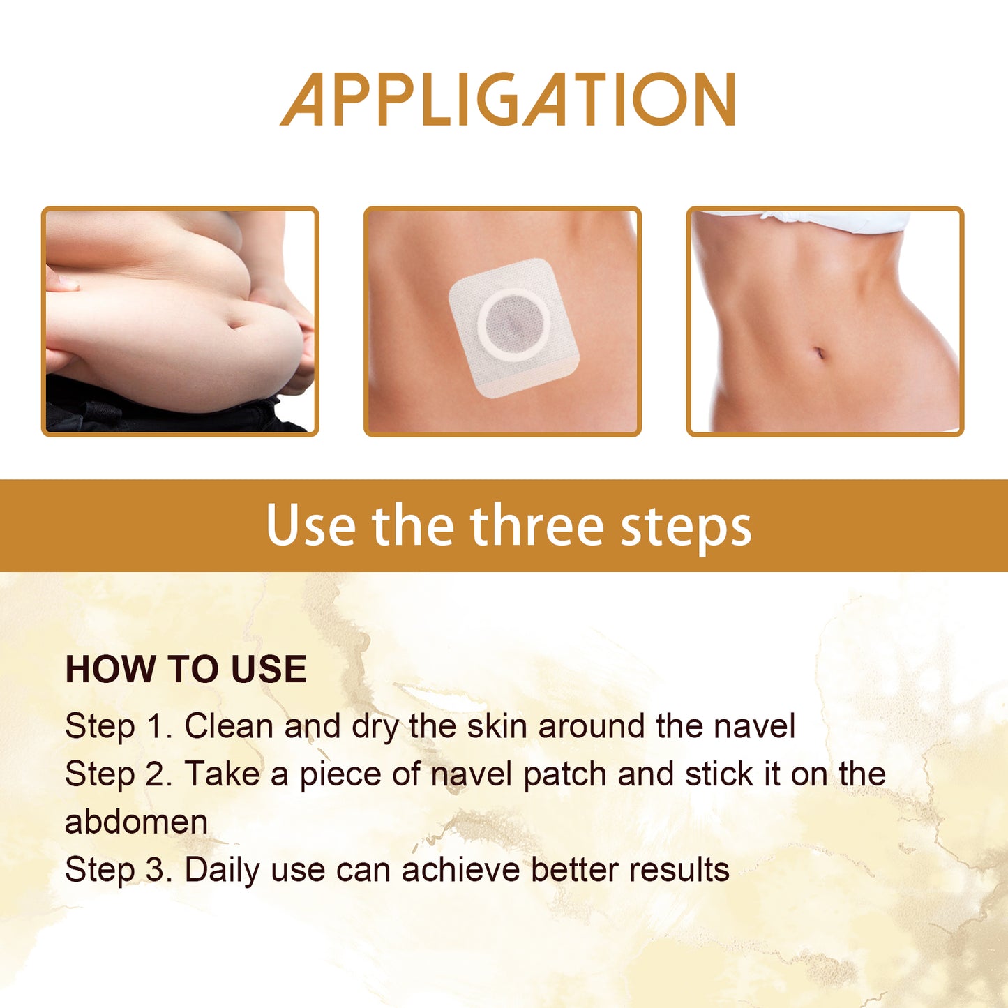 Herbaceous Body Navel Stick, Firming And Body Shaping To Highlight Curves And Slimming Stick