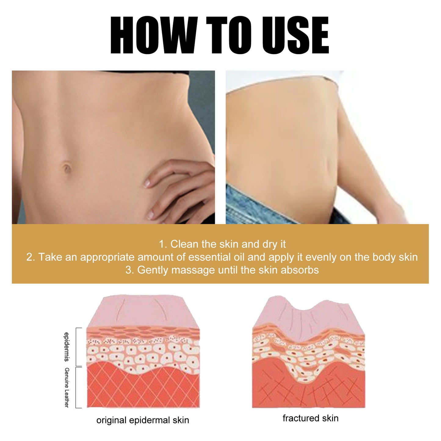 Firming Collagen Oil, Shows The Curves Of The Body, Firming Shaping And Slimming Body Essential Oil