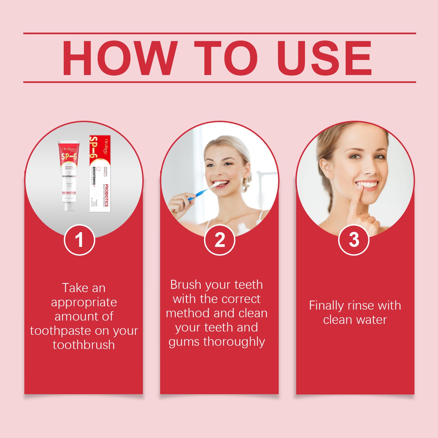 Probiotic Brightening Toothpaste Dental Hygiene And Stain Reduction Care Oral Care Toothpaste