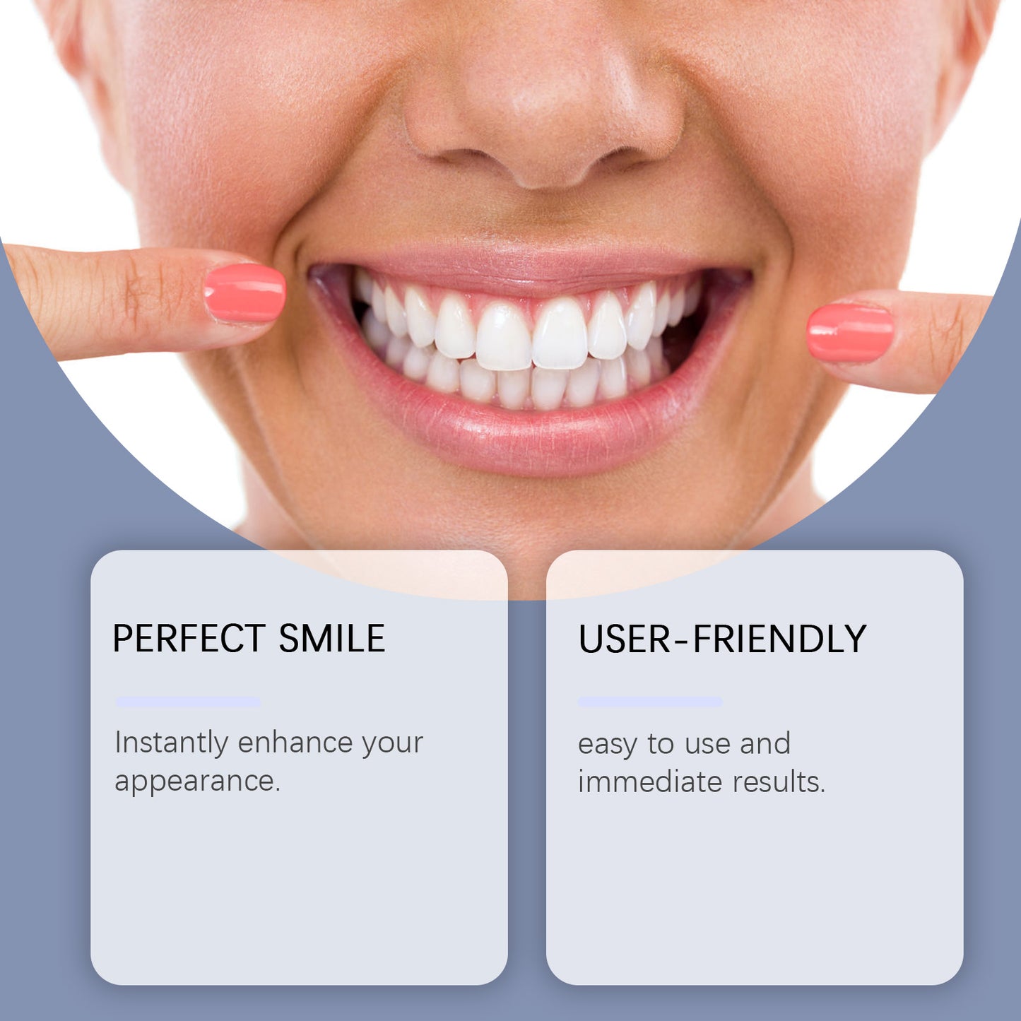 Retouching Teeth Braces Dental Cosmetic Sets Enhance Smile Appearance Comfortable Material Braces