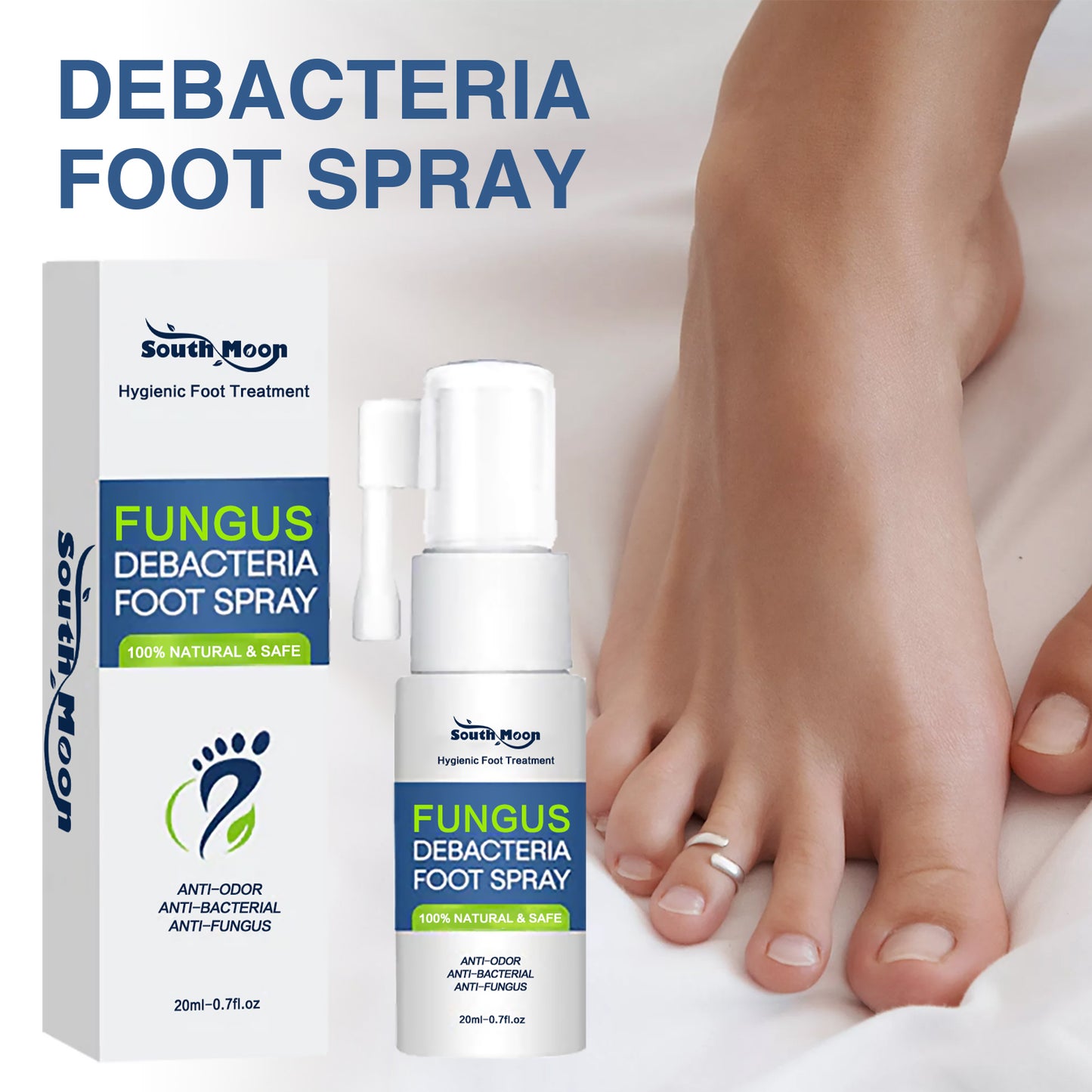 Debacteria Foot Spray, Deodorant Repair Foot Itchy Dry Peeling Moisturizing Foot Spray