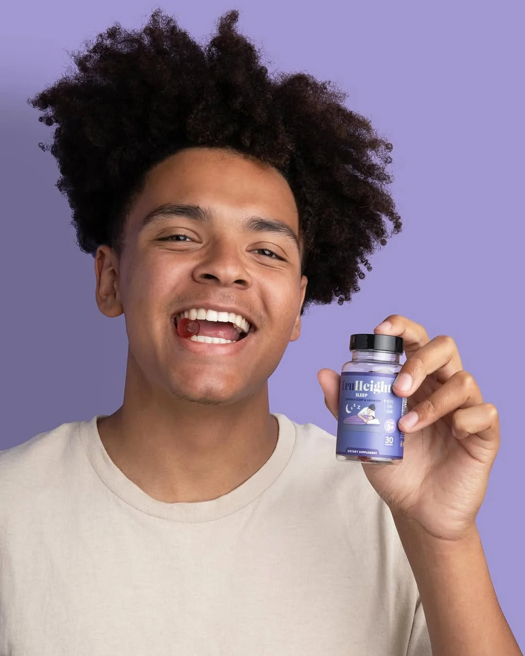 Sleep Gummies - Kids & Teen Natural Sleep Aid for Maximum Growth - Pediatric Recommended - Kids Melatonin Gummy - Melatonin, Ashwagandha, L Theanine, Lemon Balm, Ages 4+, Mixed Berry Flavor