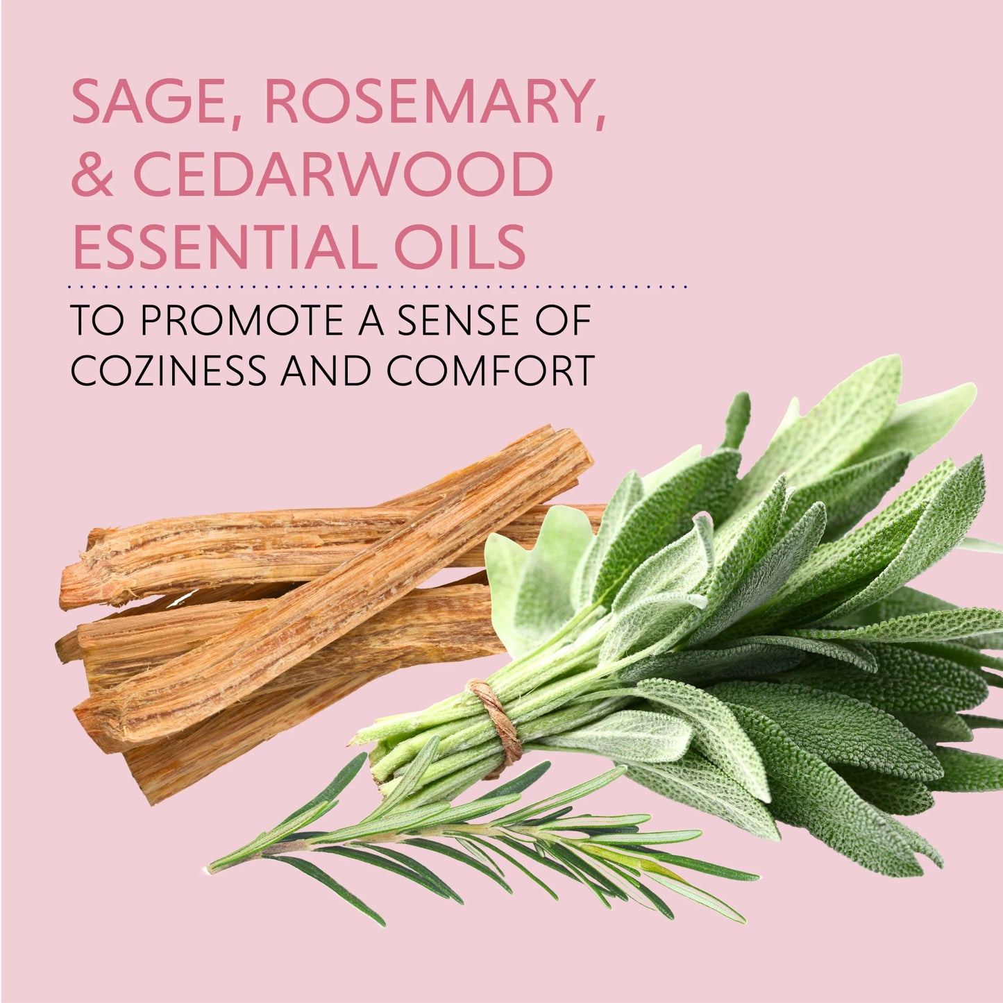 Aromatherapy Comfort Salt Crystals with Sage, Rosemary, & Cedarwood, 25Oz