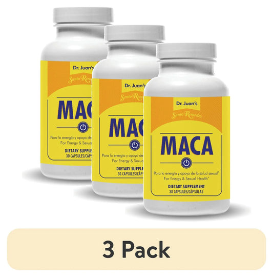 (3 Pack)  Maca, Dietary Supplement, for Energy and Sexual Health 30CT