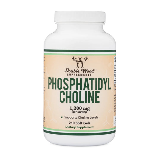 Phosphatidylcholine 1,200Mg -210 Softgels- Enhanced Version of Sunflower and Soy Lecithin - Non-Gmo, Made and Tested in the USA to Support Brain Health by
