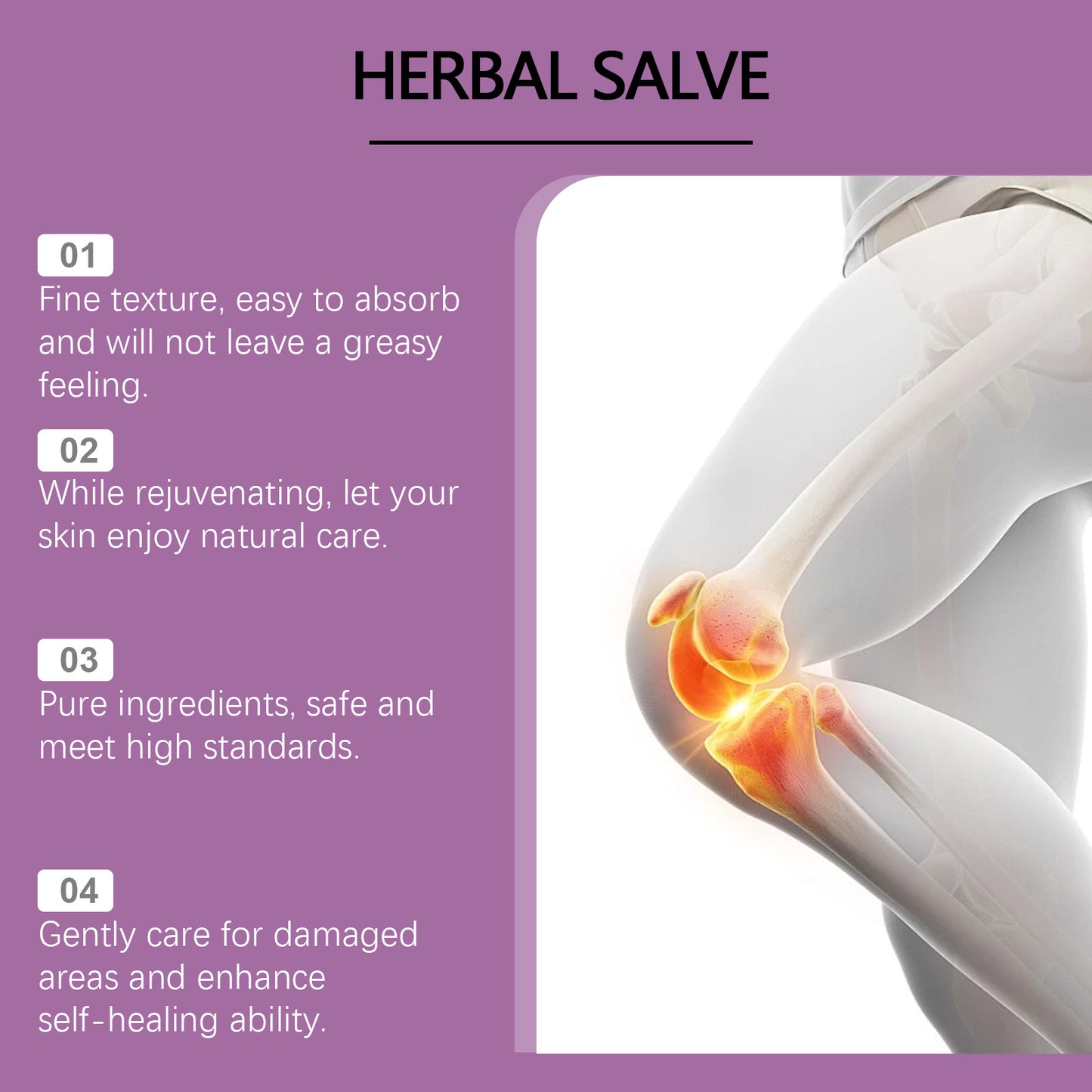 Herbal Care Cream Relieves Elbow And Knee Discomfort With A Pampering Moisturizing Herbal Massage Cream