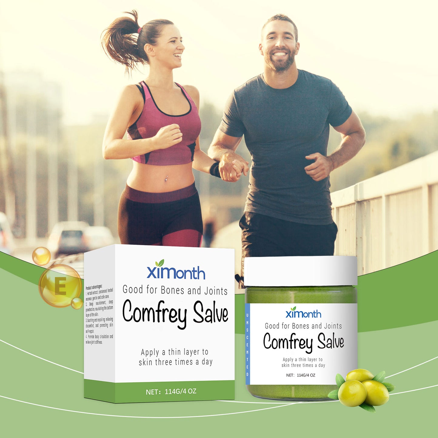 Herbal Treatment Cream Massage Applied To Knee, Wrist, Waist And Shoulder Discomfort Daily Treatment Cream