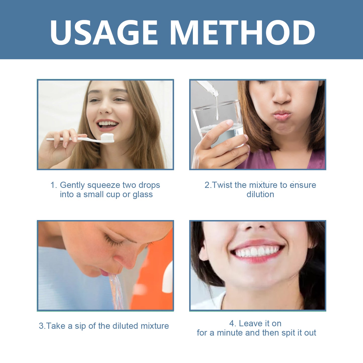 Gingival Repair Series, Cleaning Stains, Tartar, Whitening Teeth, Oral Health Care