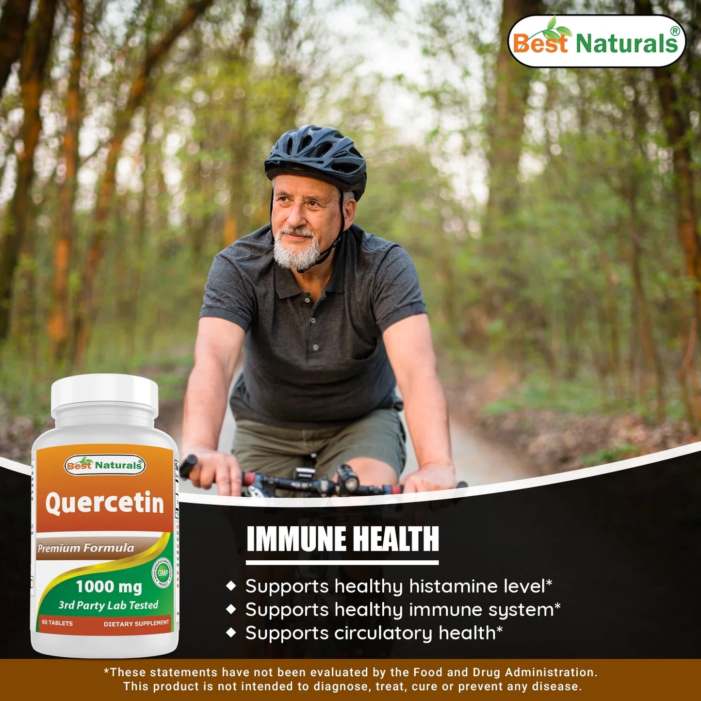 Quercetin 1000 Mg 60 Tablets | Immune Health