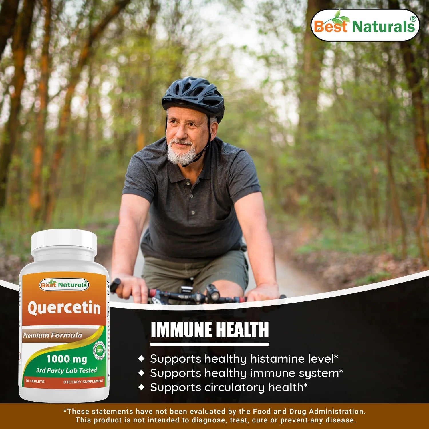 Quercetin 1000 Mg 60 Tablets | Immune Health