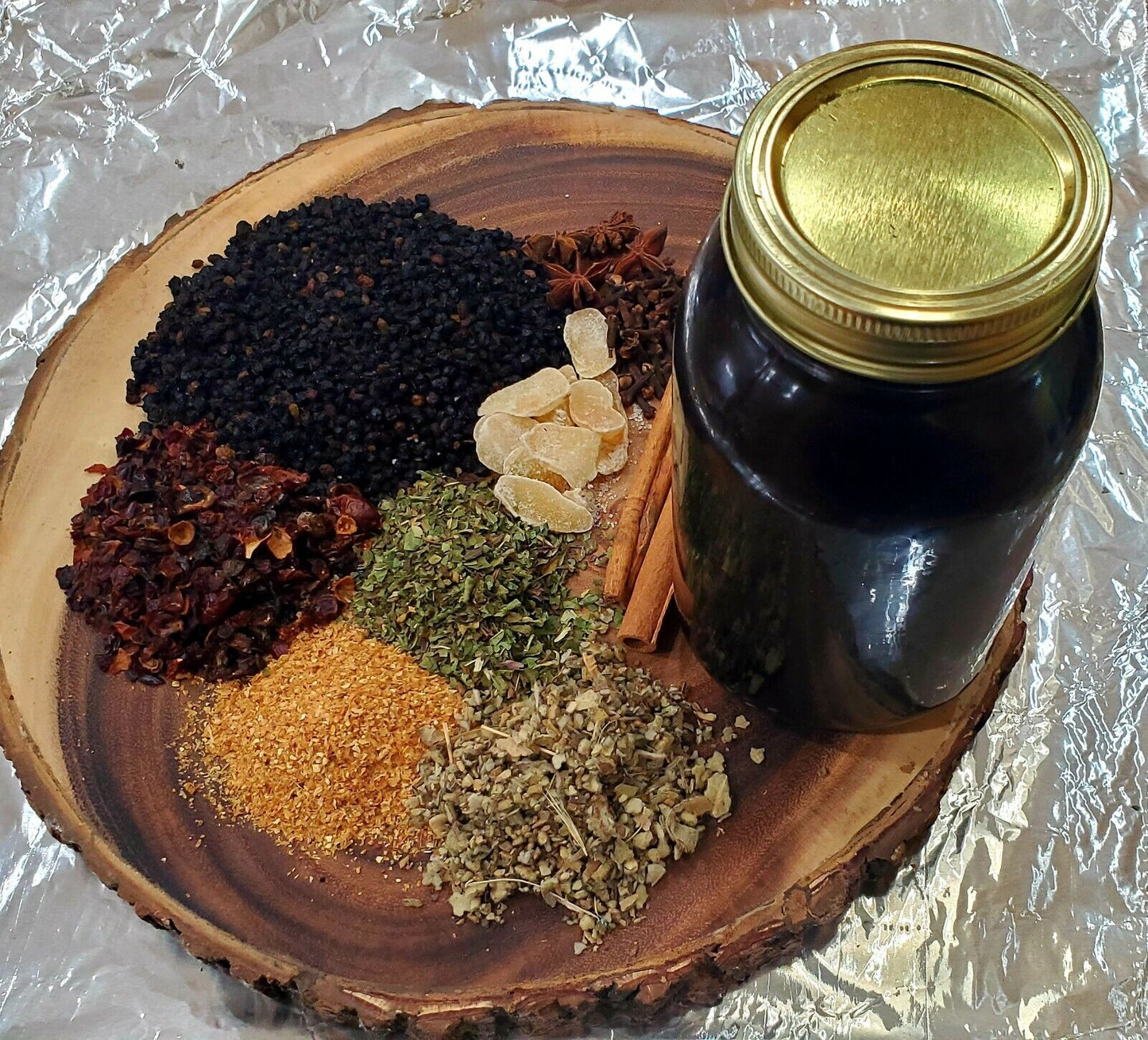 Organic Elderberry Syrup Kit -Organic Ingredients | Brewing Bag Included