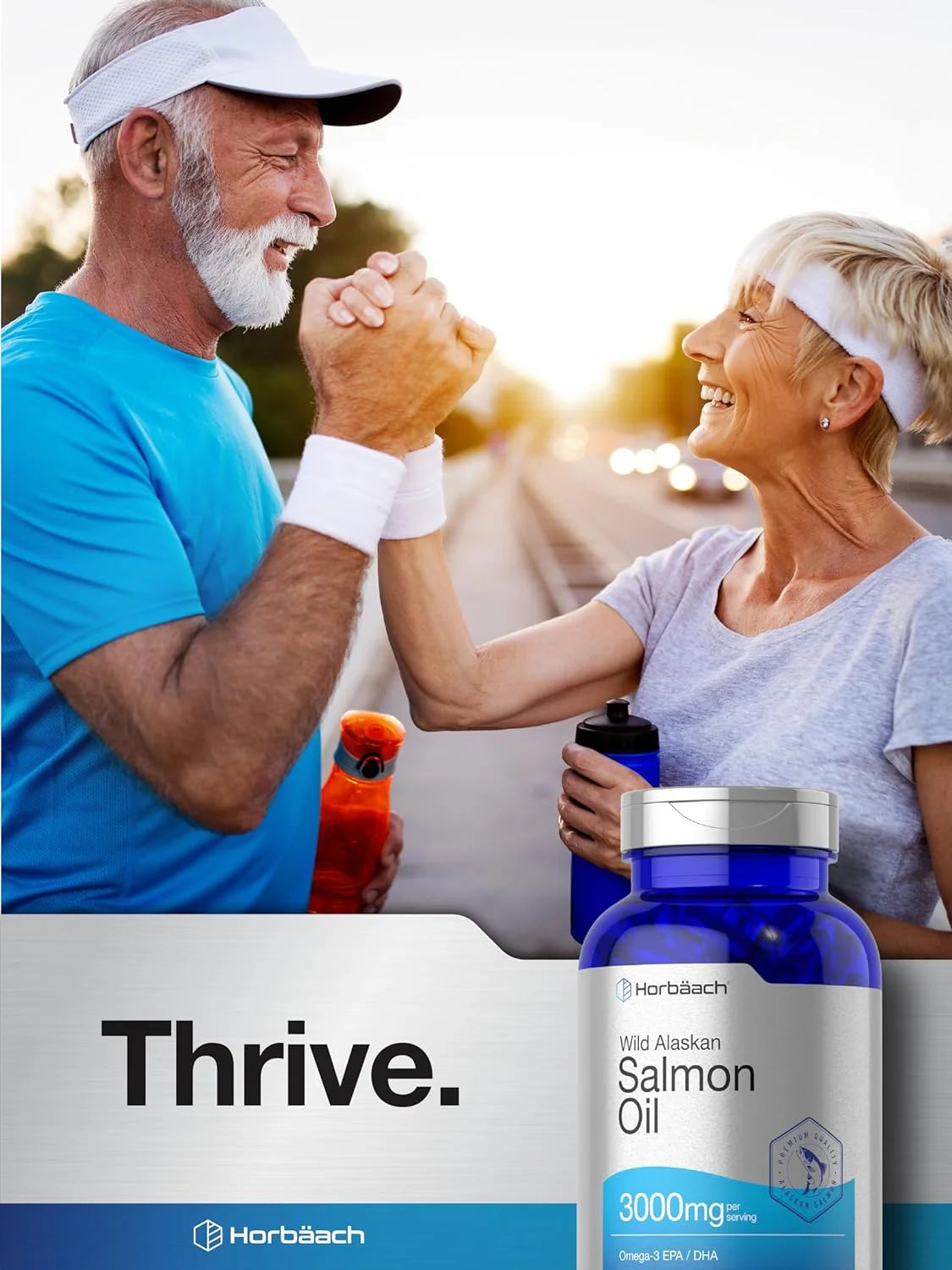 Salmon Oil | 3000Mg | 180 Softgels for Men and Women | Wild Alaskan Fish Oil | by