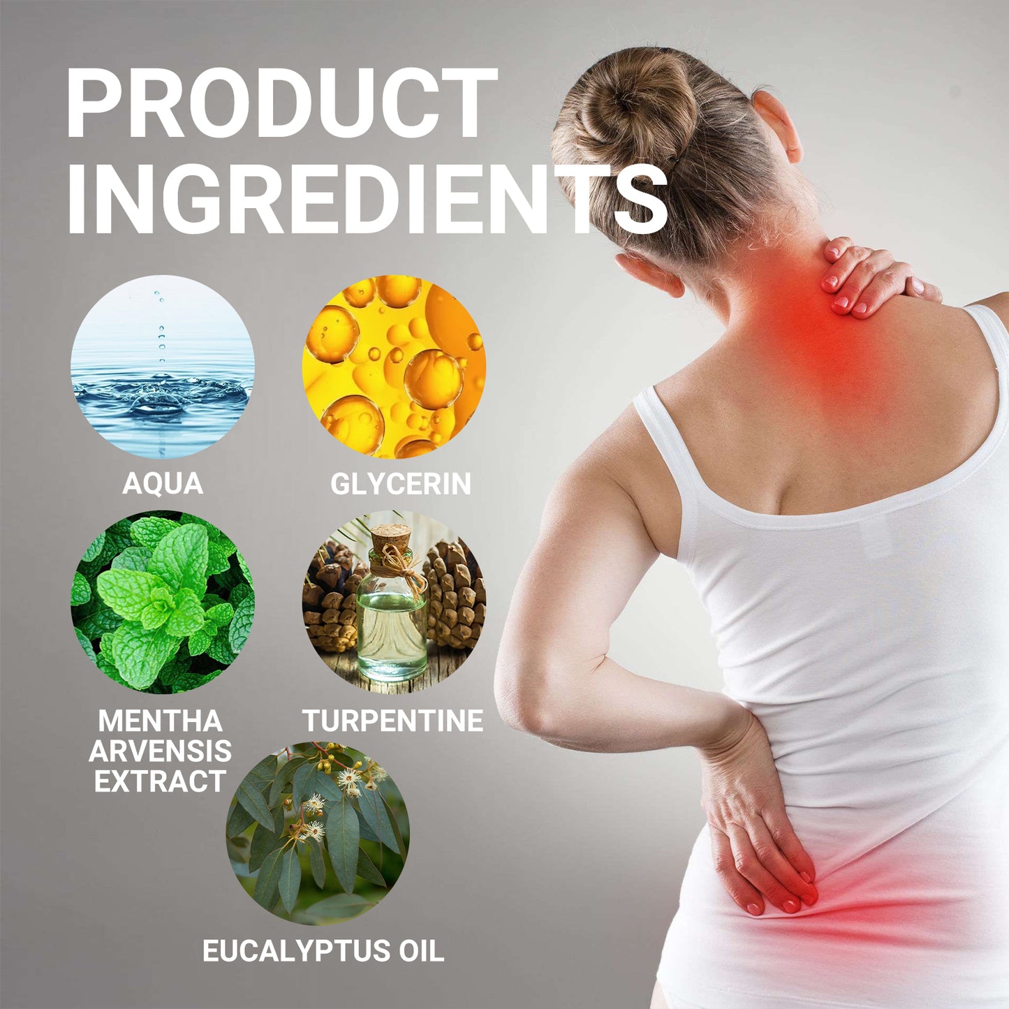 Joint Pain Cream, Joint Pain Relieve Neck Shoulder Blades Lumbar Spine Sour Bloated Body Care Cream