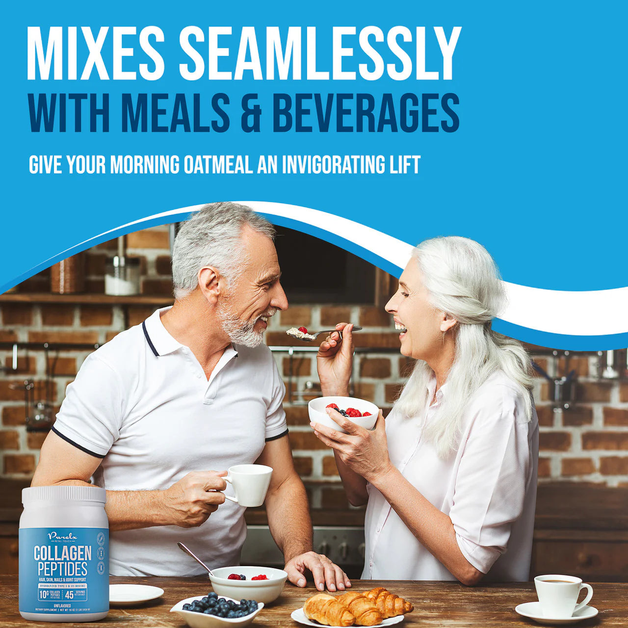 - Collagen Peptides Supplement - Unflavored - 1 Lb