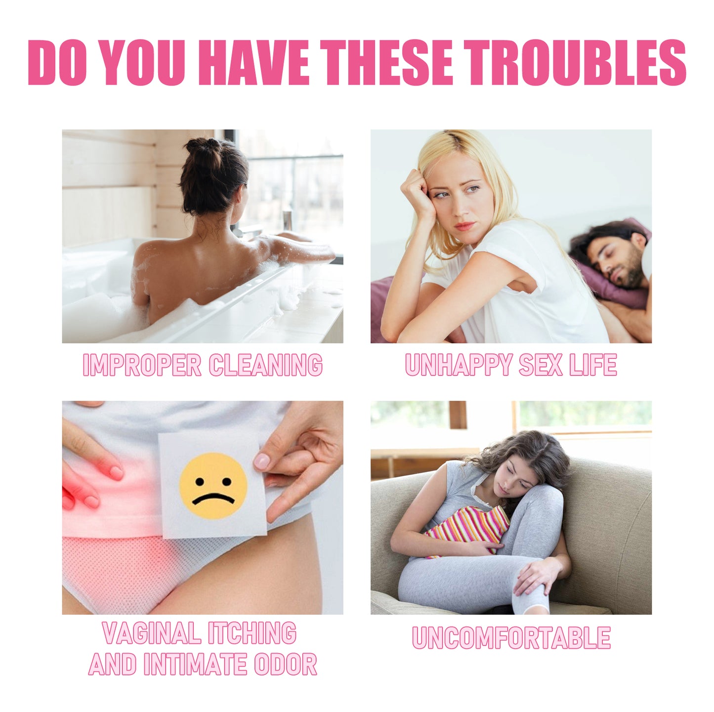 Gynecological Care Gel, A Woman's Body Clean Moist Odor To Alleviate Discomfort Care Gel