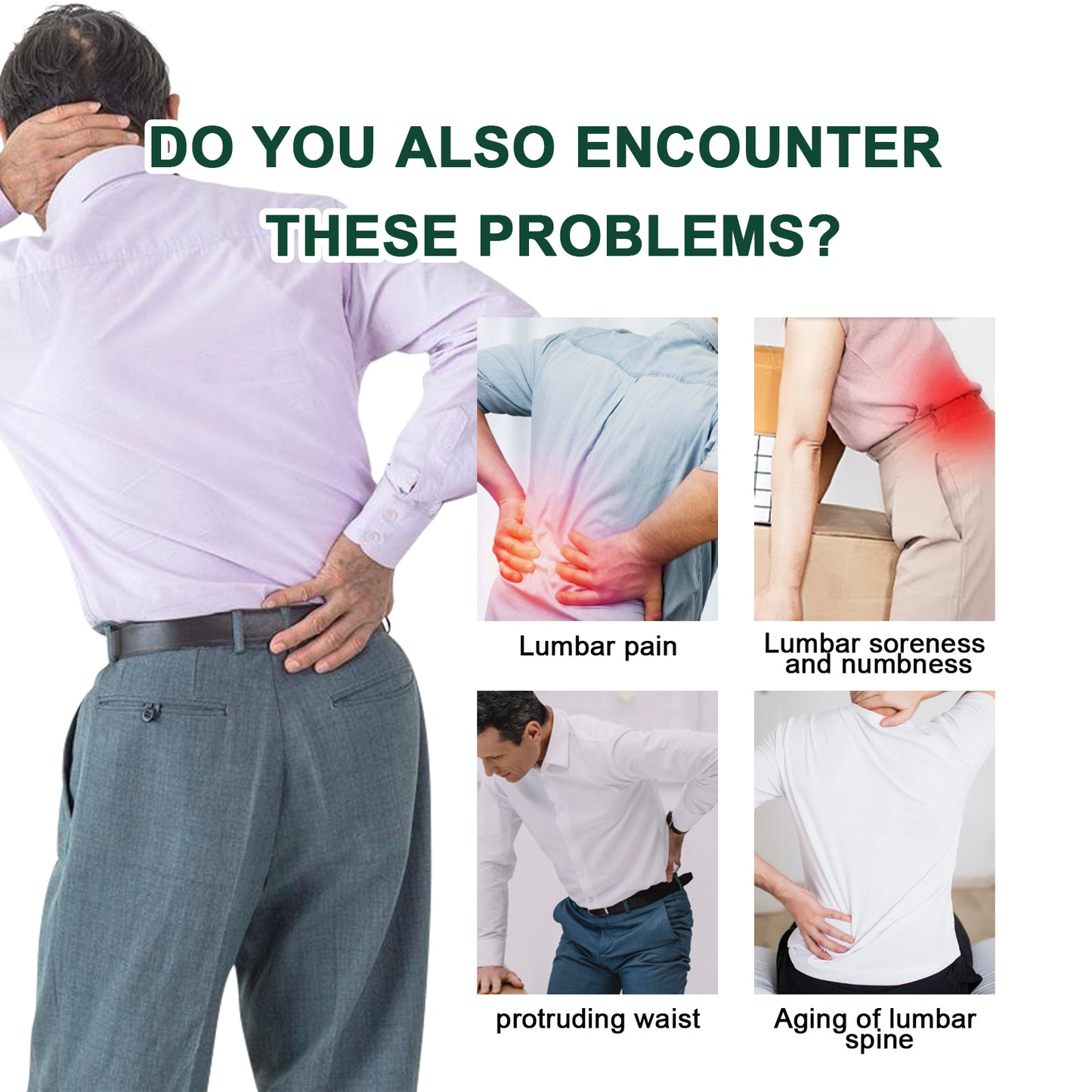 Lumbar Flexure Herbal Setting Plaster, Relieve Lumbar Soreness Lumbar Disc Protrusion Activating Muscles And Bones Lumbar Care Patch