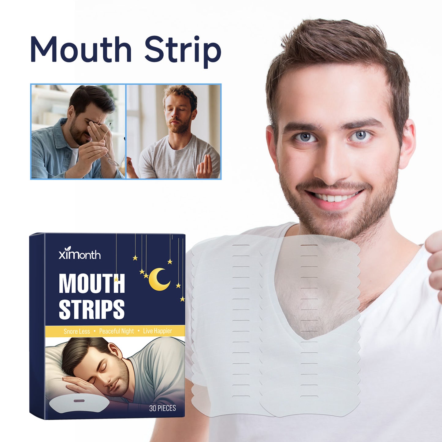 Sleeping Patch, Sleep At Night To Prevent Snoring, Relieve Body Stress, Care For Sleep And Prevent Snoring