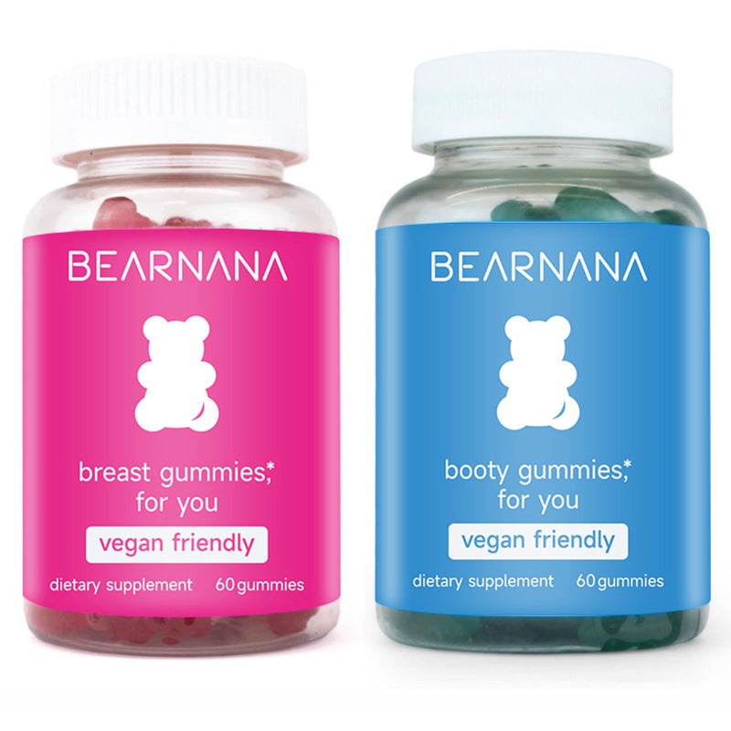 Berry flavored female probiotic gummies bear booty gummies