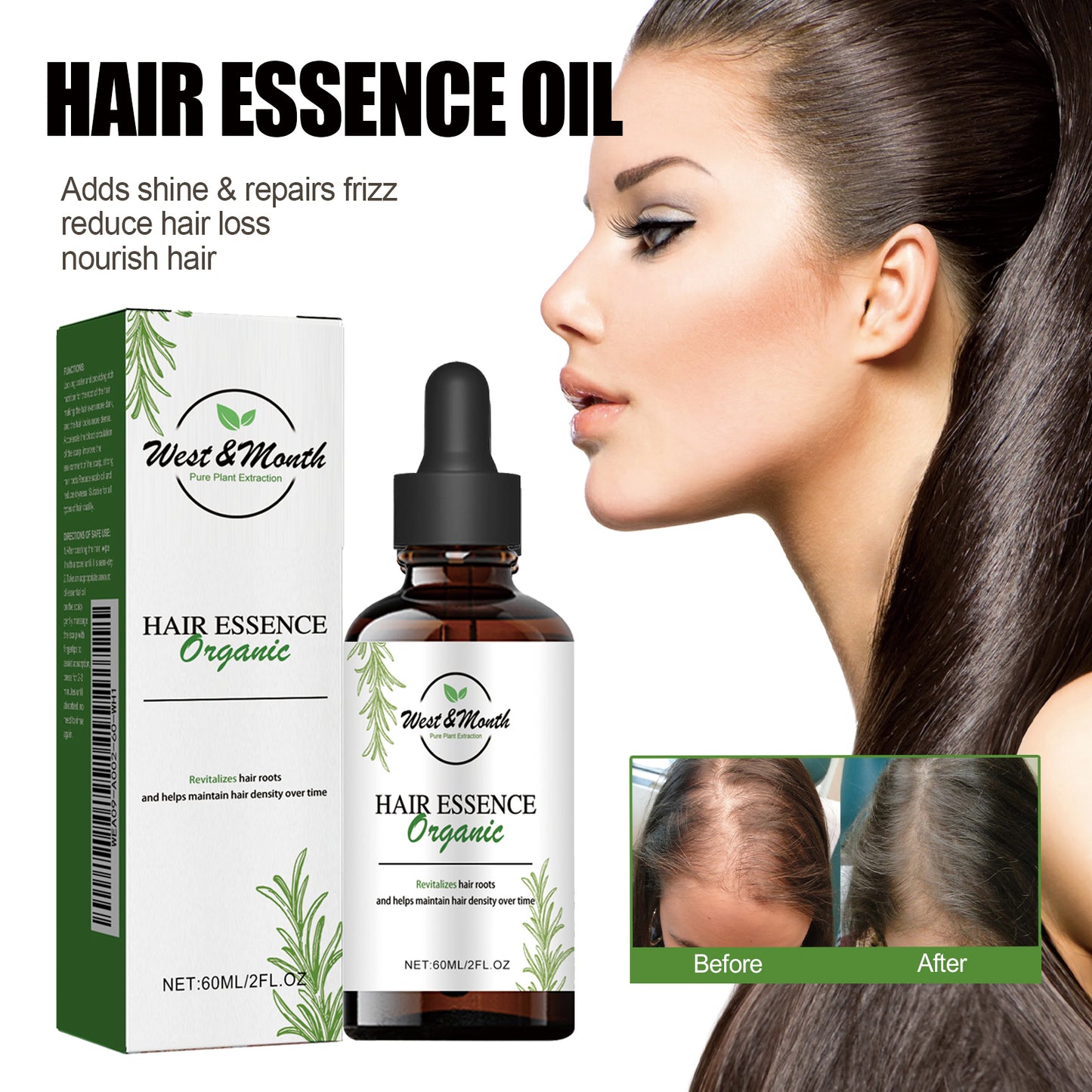 Hair Care Essential Oil Moisturizes And Protects Dry Hair, Moisturizes And Softens Hair Care Essential Oil