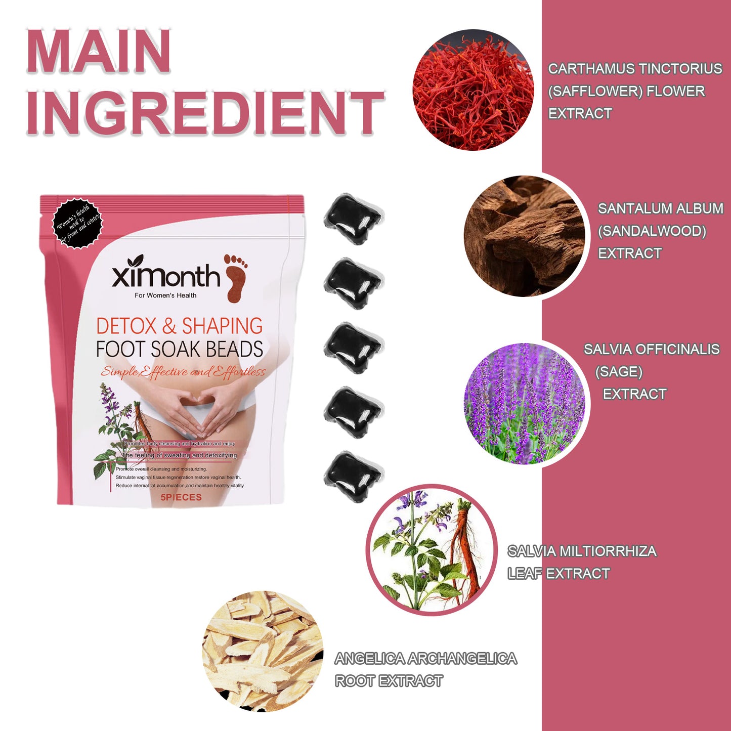 Detox & Shaping Foot Soak Beads, Clean Body Odor Relieve Itching Discomfort Moisturize Cold Foot Bath Gel