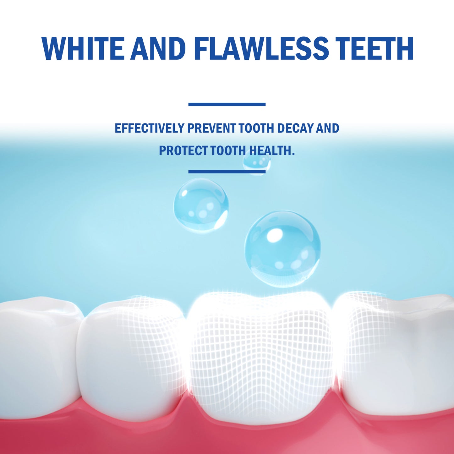 Probiotic Bright White Teeth Mousse, Deep Cleaning Stains And Tartar White Teeth Fresh Breath Gum Care