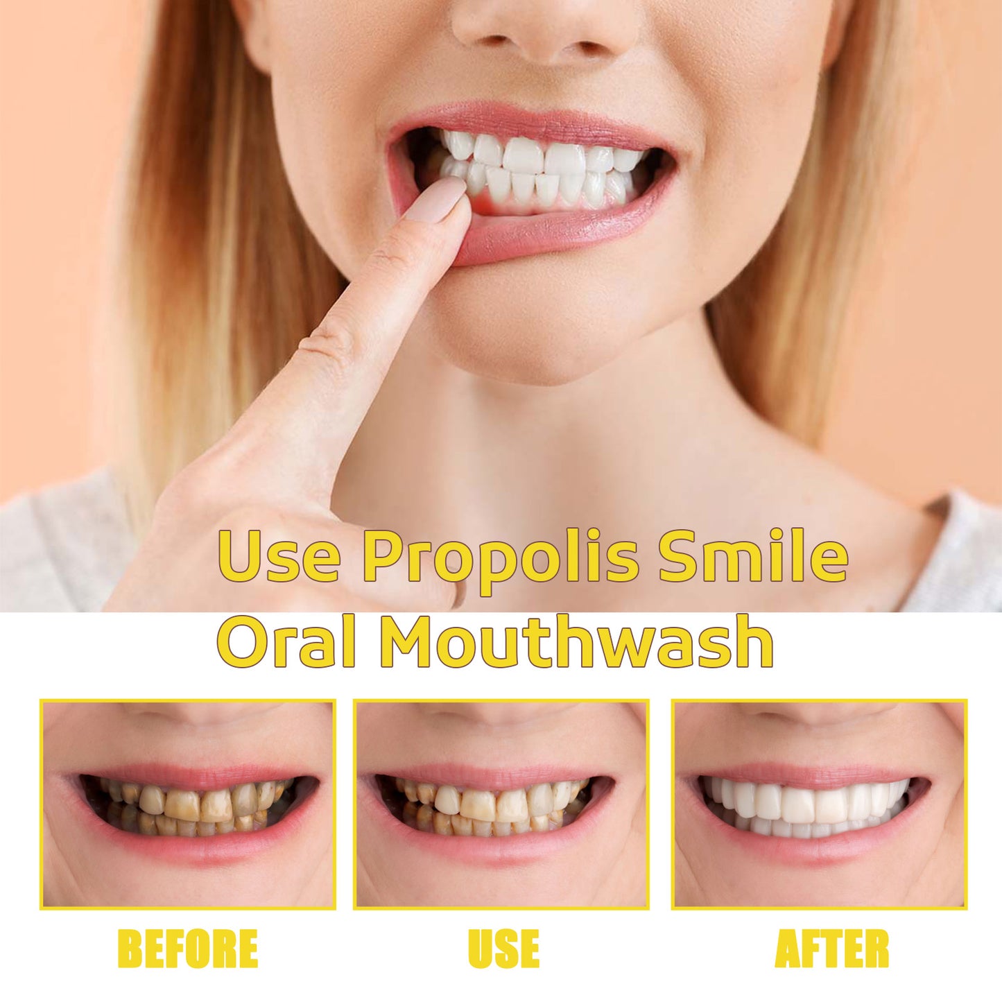 Propolis Oral Cleaning Mousse Oral Cleaning Care Tooth Stain Removal Fresh Mousse Toothpaste