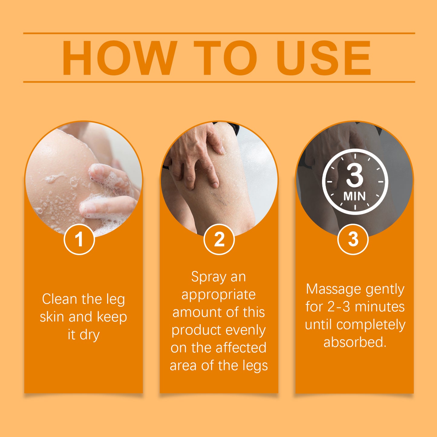 Bee Venom Leg Treatment Spray, Daily Relief Of Leg Curvature Discomfort Leg Treatment Spray