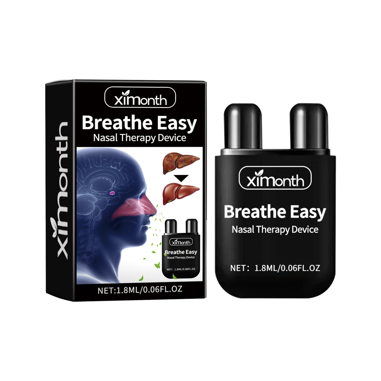Breathe Easy Nasal Therapy Device, Relieve Nasal Congestion And Nasal Irritation Clean Nasal Passages Body Health Care Inhalants