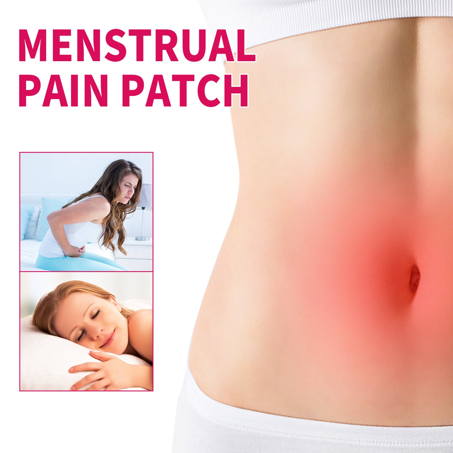 Menstrual Pain Patch, Menstrual Body Care Patch For Women To Relieve Menstrual Pain