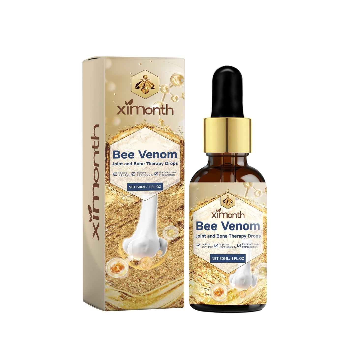 Bee Venom Joint Repair Drops Relieve Knee, Elbow And Wrist Soreness Massage Treatment Revitalize Joints