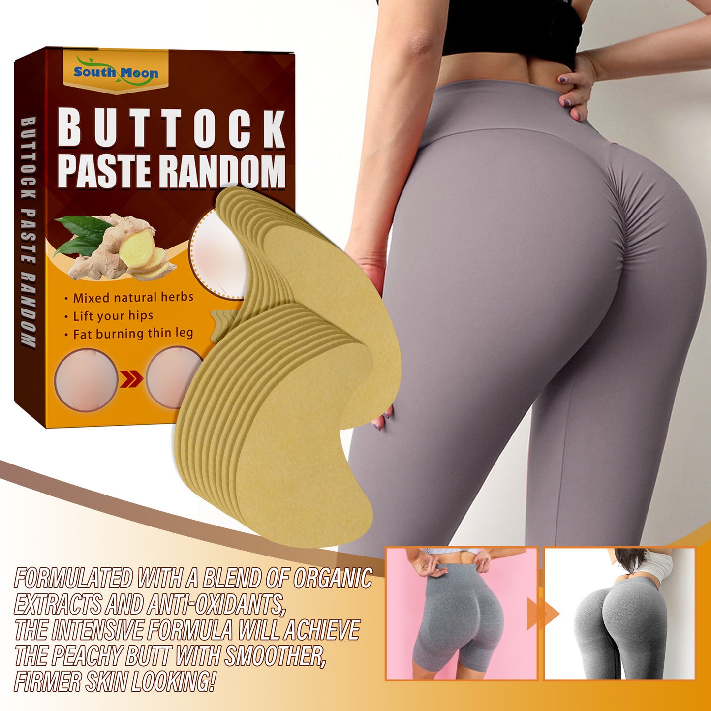 Buttock Paste Random, Lift And Tighten Hips Show Hips Curves Shape Hips Patch