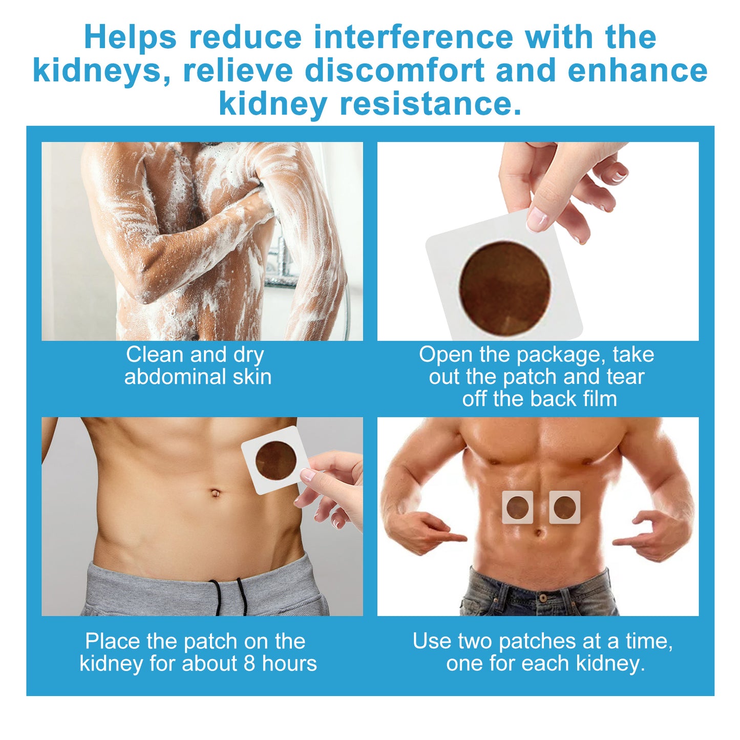 Body Care Patch, Ease Back Pain And Discomfort Lock Yang Kidney Health Body Care Patch