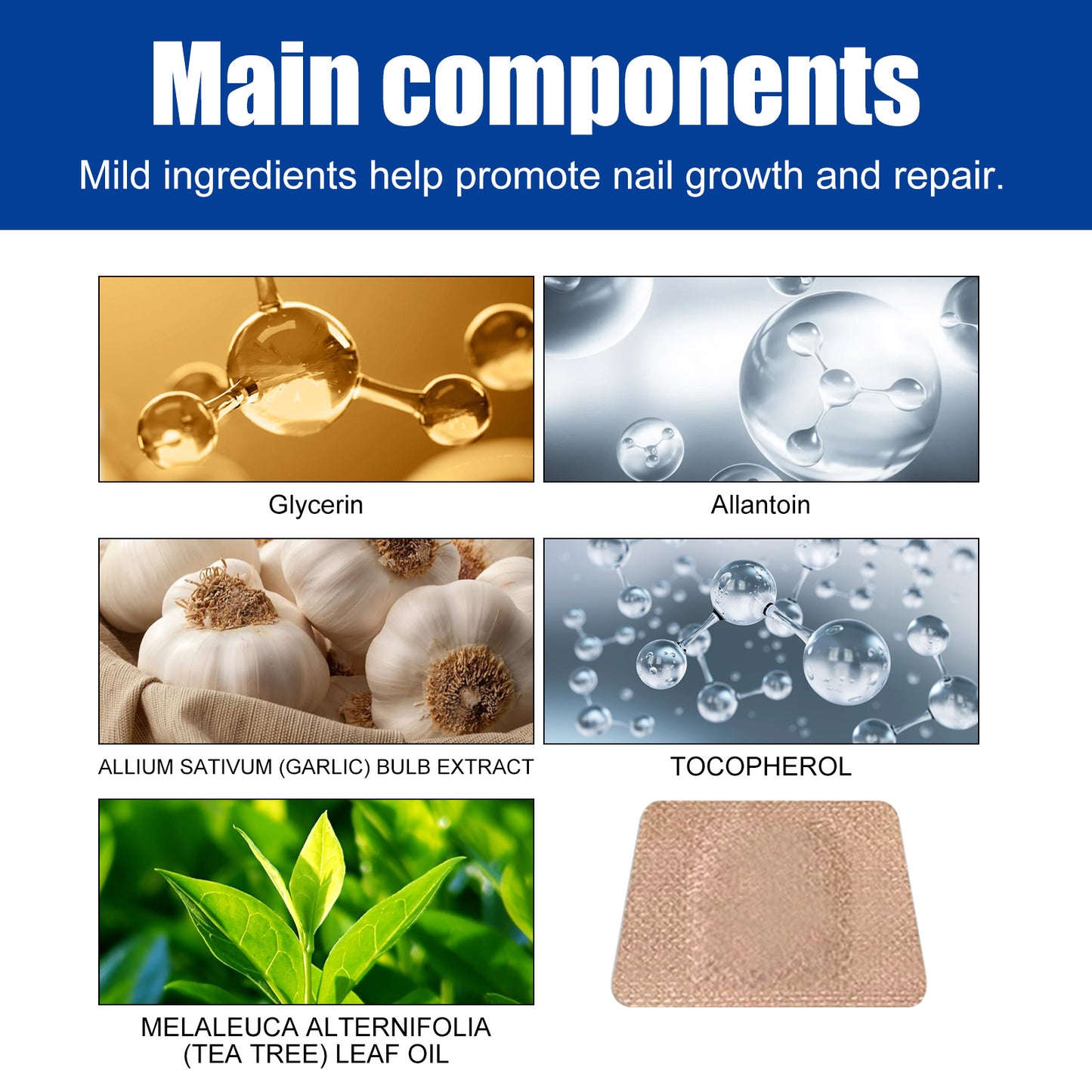 Nighttime Renewal Fungal Nail Patches, Repair And Thickening Gray Nail Insert Soft Nail Care Patch