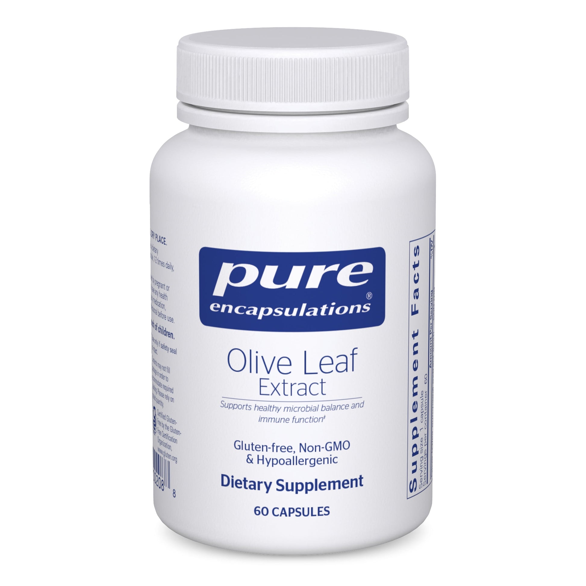 Olive Leaf Extract | Hypoallergenic Supplement Supports Immune System and Healthy Intestinal Environment | 60 Counts