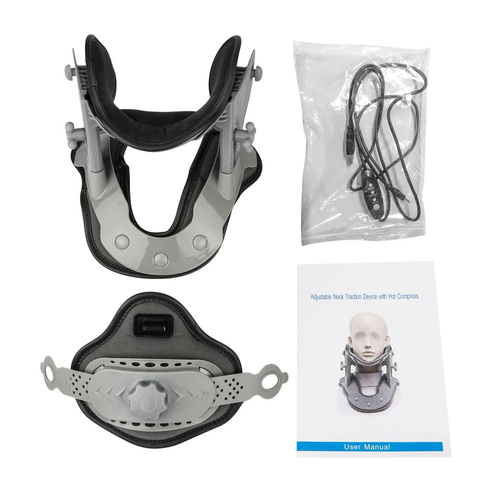 Medical Neck Traction Device Heating Inflatable Cervical Collar Correction Neck Retractor Cervical Collar Stretcher Corrector