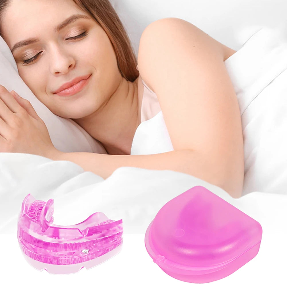 Anti Snoring Mouth Guard Improve Sleeping Adjustable Snoring Mouth Guard Anti-Snoring Mouthpiece Sleeping Devices for Men Women
