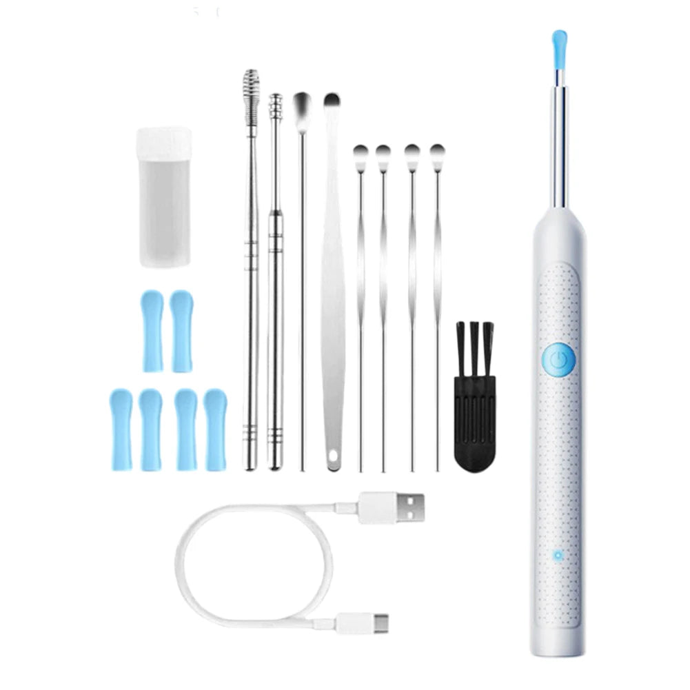 Smart Visual Otoscope Ear Cleaner with Camera Endoscope Earpick Rechargeable Ear Picker Health Care Set