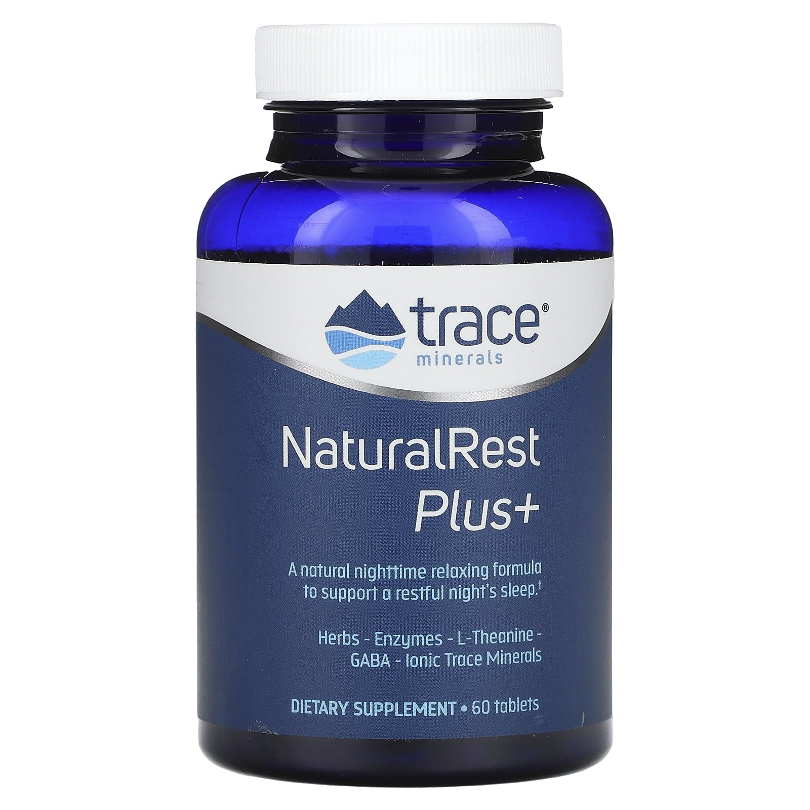 Minerals | Natural Rest plus Dietary Supplement | W/ Calories of 5 | 60 Tablets, 30 Servings