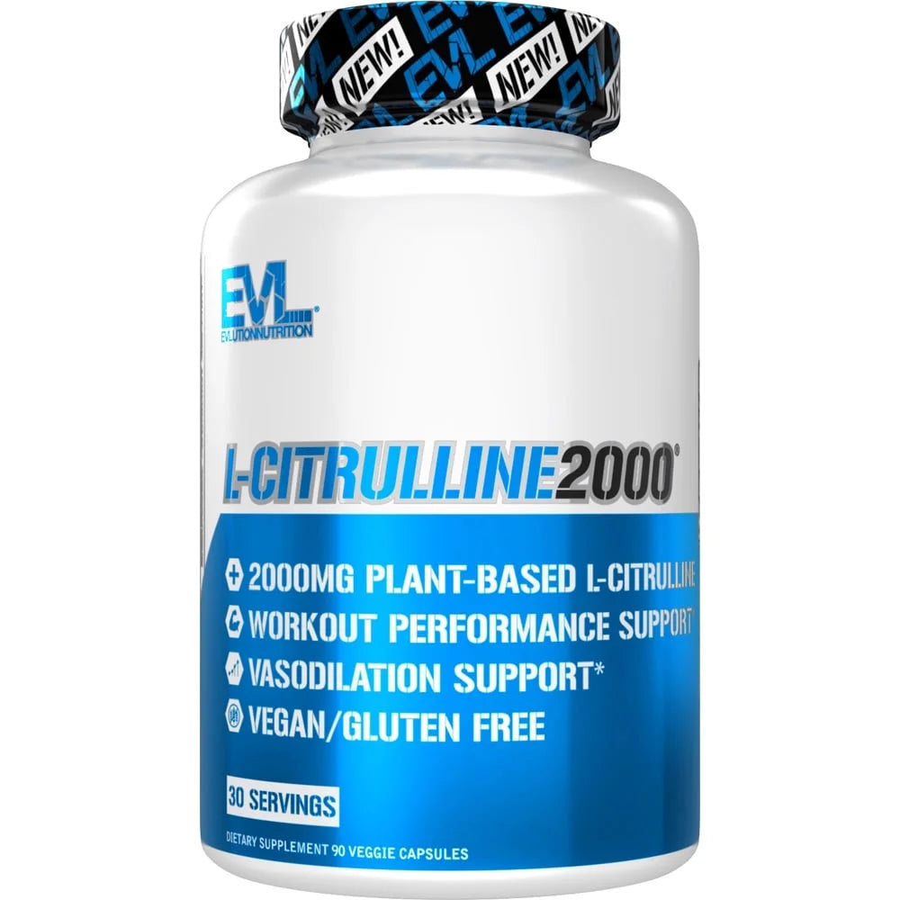 L-Citrulline2000 Nitric Oxide Supplement for Men -  High Strength L Citrulline Capsules for Enhanced Muscle Strength Recovery and Intense Pumps - Plant Based Nitric Oxide Booster