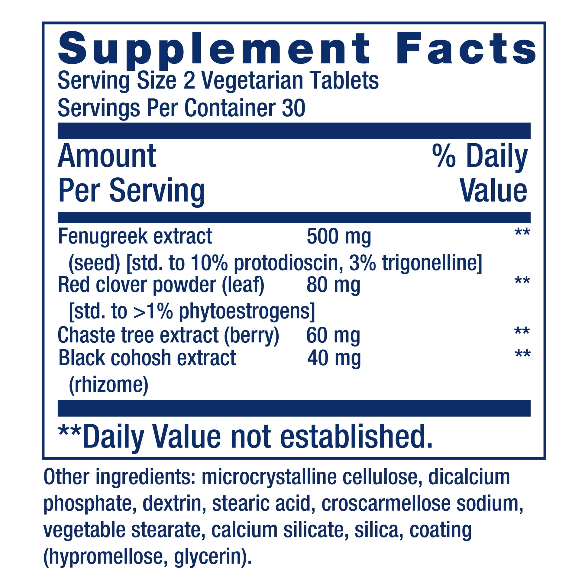 Estrogen Balance Elite, Menopause Support Supplement, Hormone Balance, Hot Flashes, Night Sweats, Vaginal Dryness, Gluten-Free, Non-Gmo, Vegetarian, 60 Tablets